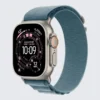 Apple Watch Ultra 2 – Titanium Case with Teal Trail Loop